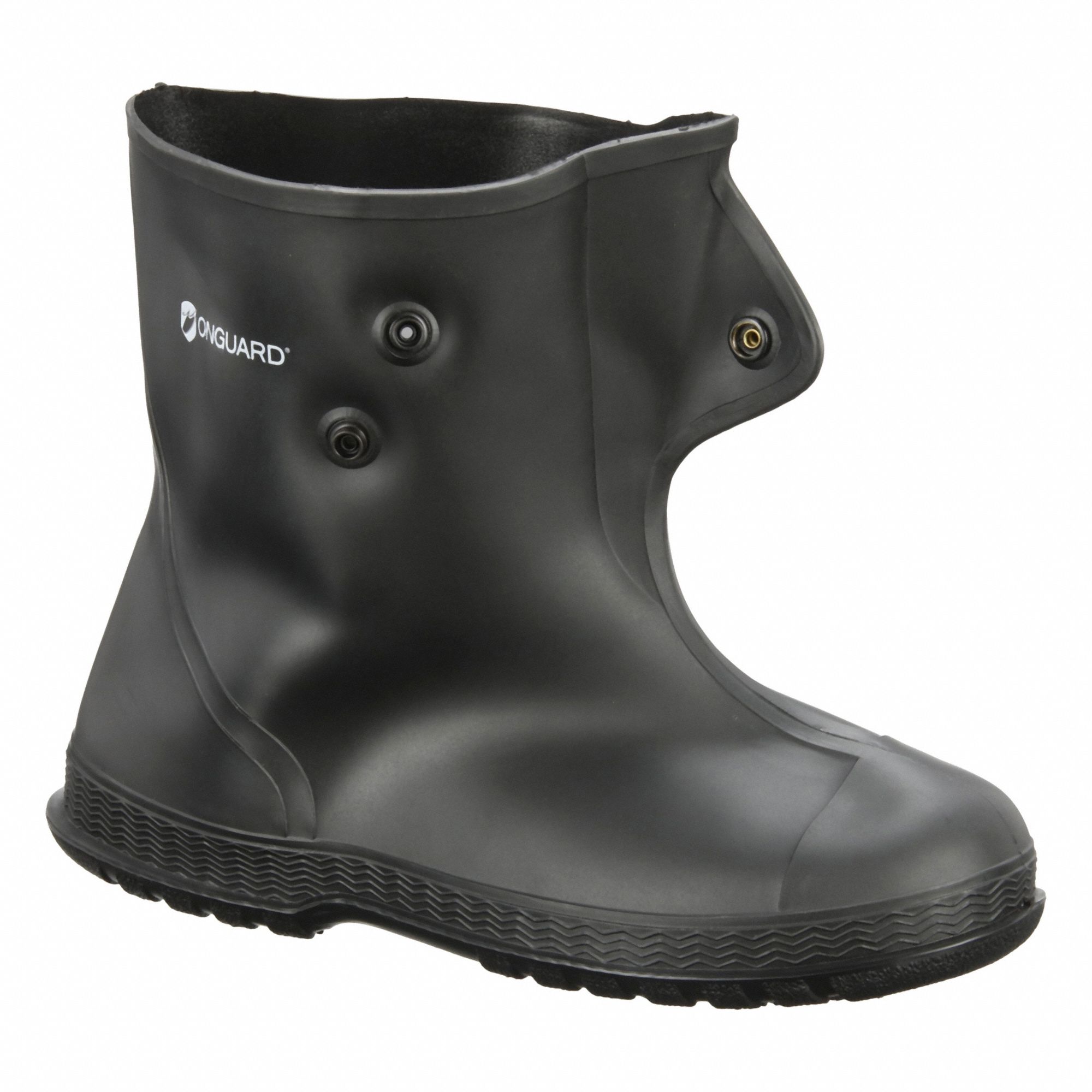 Overboot: Mid-Calf Shoe, Cleated, Black, 12 For Men's Shoe Size - Min, 86020, Black, 1 PR