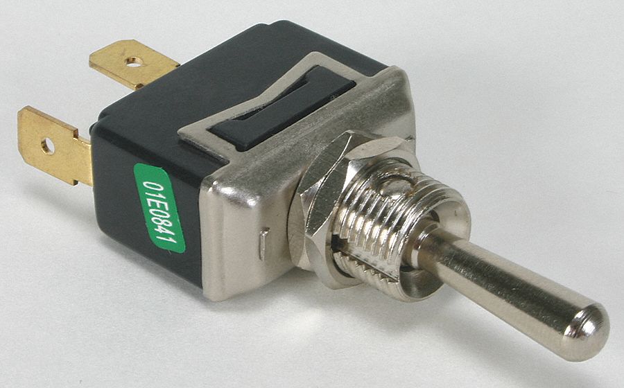 POWER FIRST Toggle Switch, Number of Connections 2, Switch Function