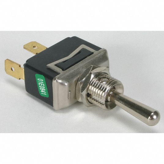 POWER FIRST Toggle Switch SPST, 2 Connections, Momentary On/Off, 20A 125V AC/15A 277V AC