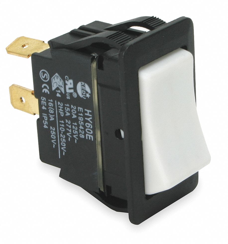 Rocker Switch, SPST, Rocker Switch 2LNA92LNA9 Grainger