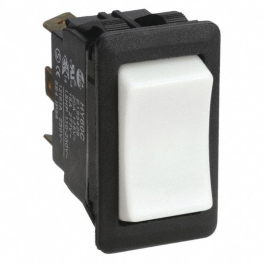 POWER FIRST, SPDT, Momentary On/Off/Momentary On, Rocker Switch - 2LNE1 ...