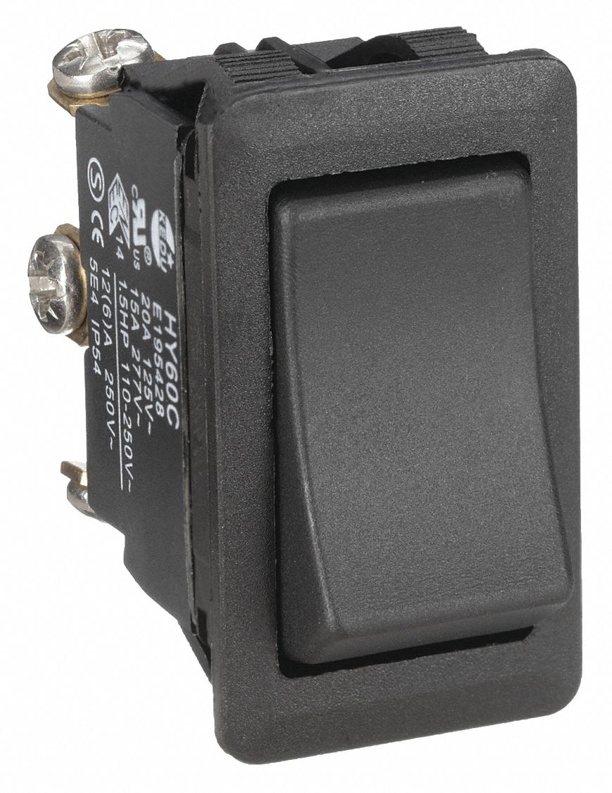 POWER FIRST, Series HY60, 2 Positions, Rocker Switch - 2LNE2|2LNE2 ...