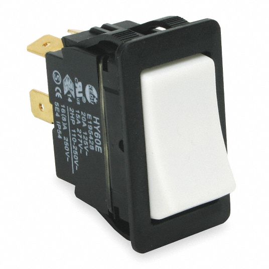 Power First Rocker Switch Contact Form Dpst Number Of Connections 4 Terminals 0 250 In Quick Connect Tab 2lnf2 2lnf2 Grainger