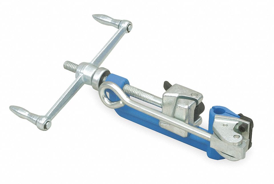 BAND-IT Band Clamp Tool: 0.25 in Min. Strapping Wd, 0.75 in Max. Strapping  Wd, 8 in Tool Wd