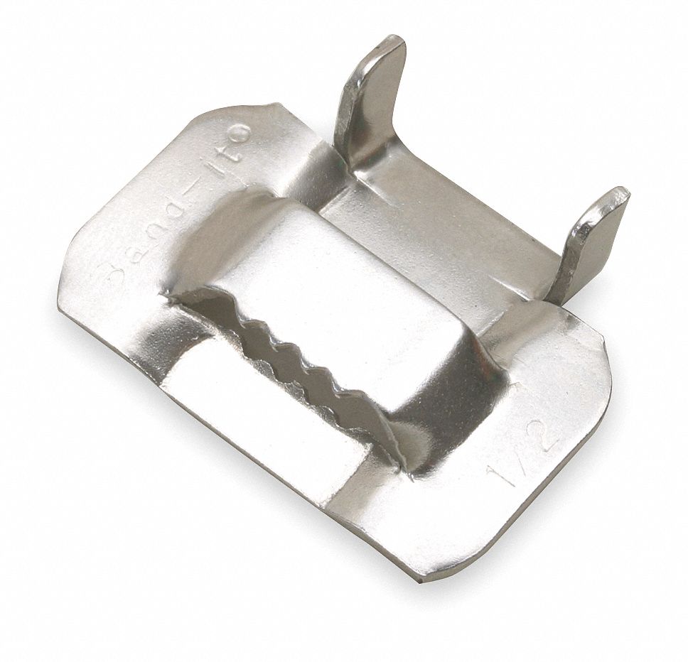 Band-It GRC254 Strapping Buckle,1/2 In.,PK50