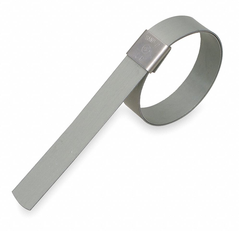 BANDIT Galvanized Carbon Steel Band Clamp, PK of 10 2LPD6GRP089