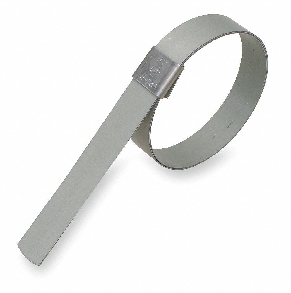 BANDIT Galvanized Carbon Steel Band Clamp, PK of 10 2LPD8GRP109