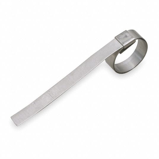 BANDIT Band Clamp 201 Stainless Steel, 13/16 in Inside Dia. (In.), 0.025 in Thick (In.), 10 PK