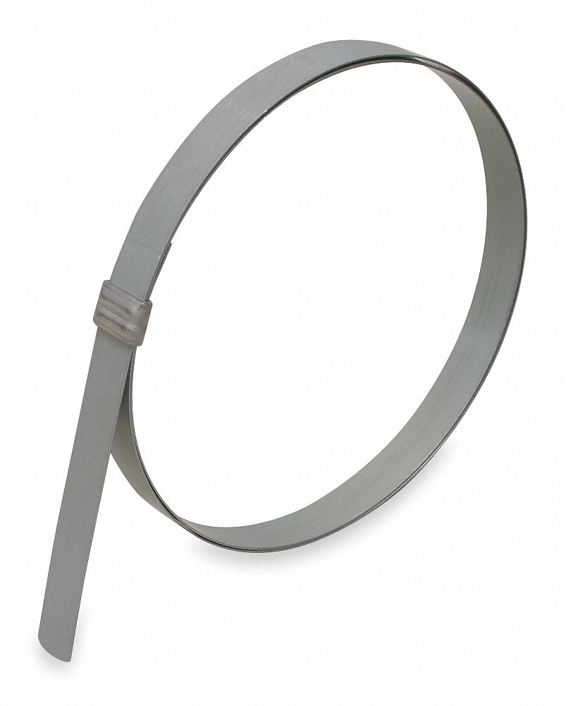 BANDIT, Galvanized Carbon Steel Band Clamp, Galvanized Carbon Steel, Band Clamp 2LPJ8GRS316