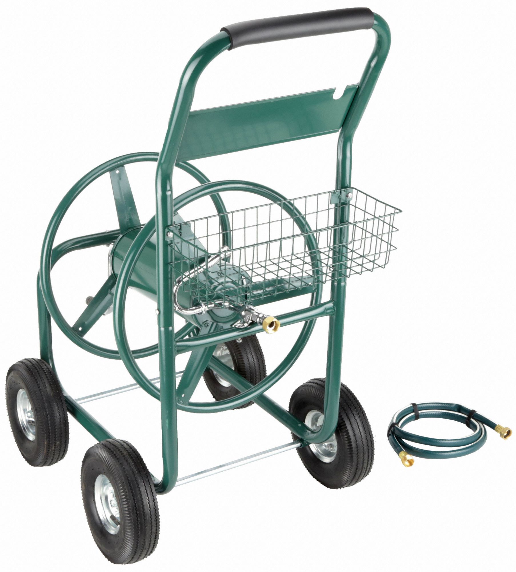Garden Hose Reel,Cart,8 in,Steel