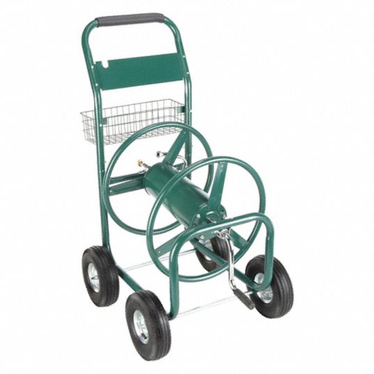 Garden Hose Reel Cart Holds 330ft of 3/4or 5/8 Hose 400ft of 1/2