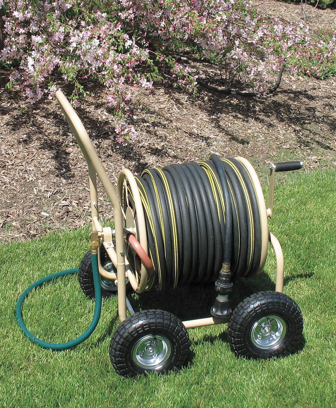 LIBERTY Garden Hose Reel, Garden Hoses, Hose Capacity 300 ft (5/8 in I