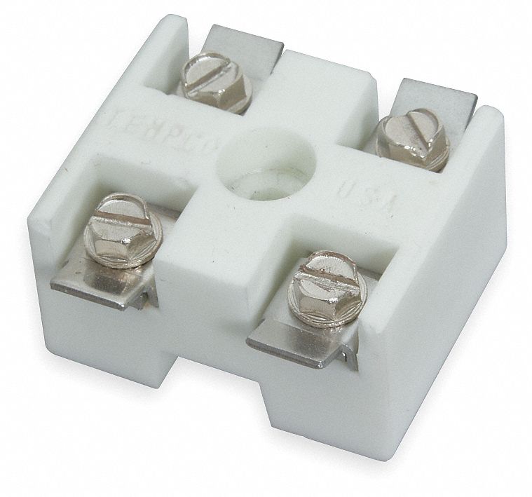 CERAMIC TERMINAL BLOCK,1-1/4X1-9/16