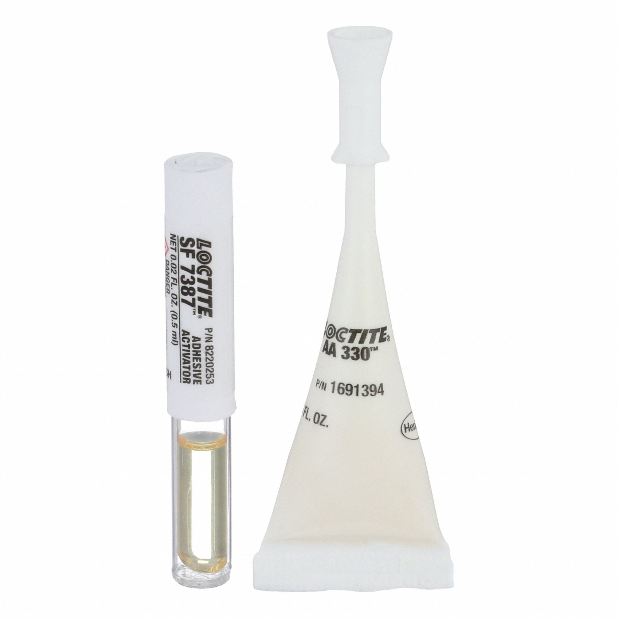 Acrylic Adhesive: AA 330, 3 mL, Tube, Yellow, No Applicator Included, Ready-to-Mix