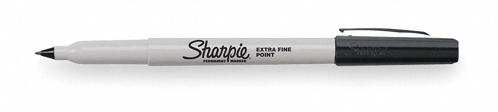 SHARPIE Marcador Permanente Negro, Tamaño de la Punta Extra Fino, PK12 -  Marcadores - 2LTG7