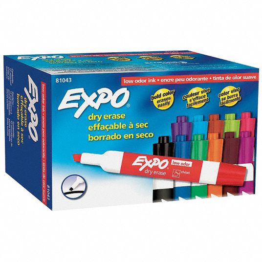 EXPO DRY ERASE MARKERS CHISEL — The Industry Supply Store