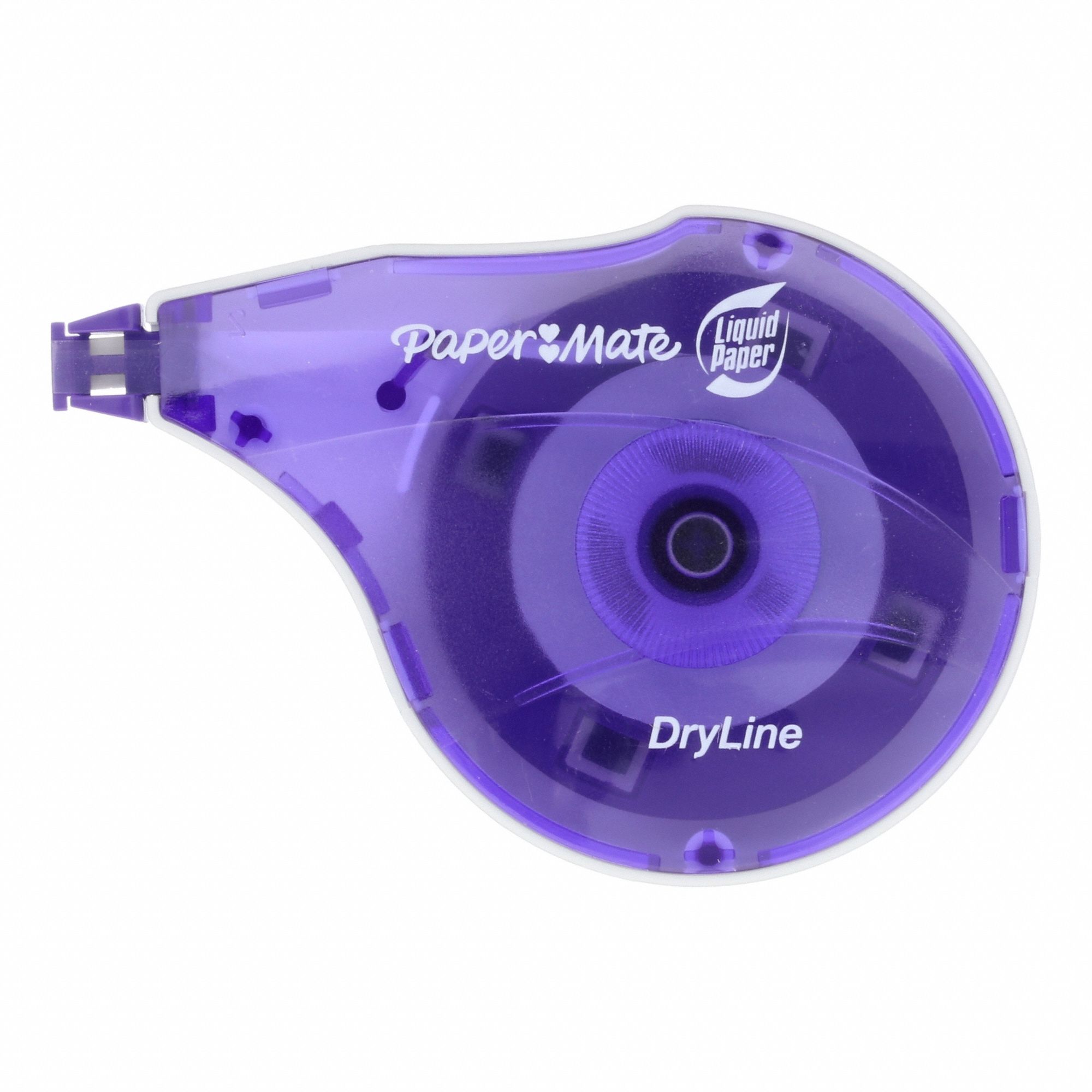 Correction Tape: Green/Purple, Applies Dry/Side Application/Tear-Resistant, 2 PK