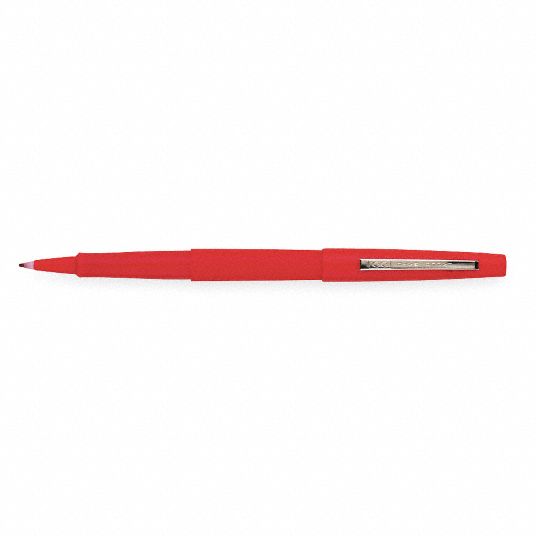 Paper Mate Felt Tip Pen, Red - 12 Pack