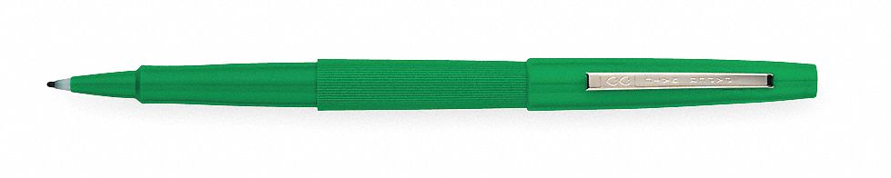 Pen: Flair!®, Green, 0.7 mm Point Size, Medium, Non-Toxic, Non-Washable, Felt-Tip, 12 PK