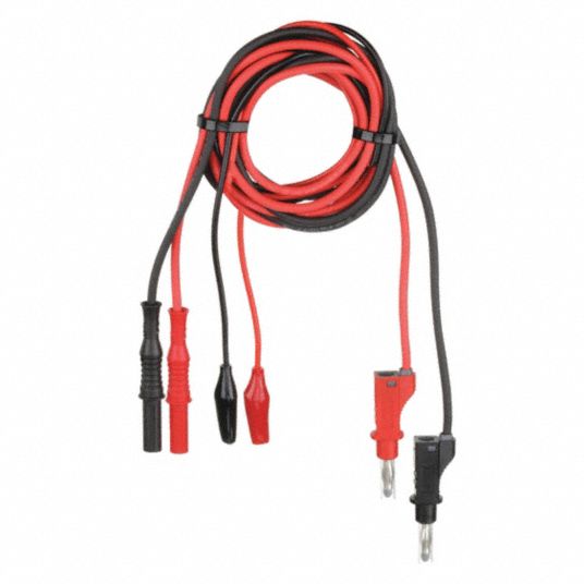 60 in Lead Lg, Power Supply Test Lead Kit 2LUY3TLPS Grainger