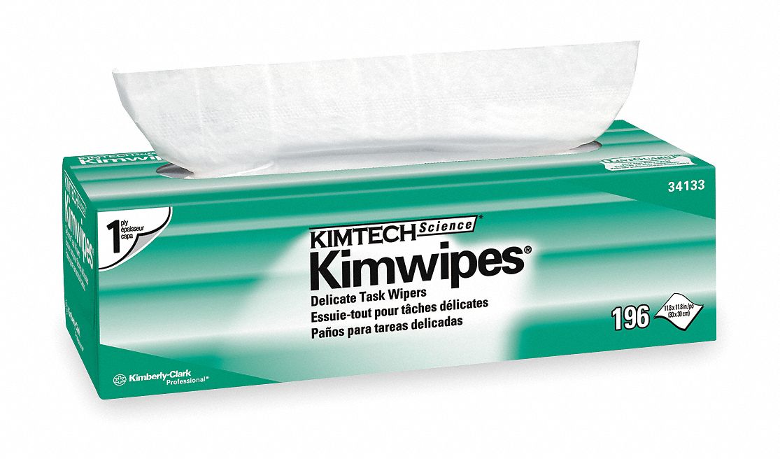 KIMTECH Dry Wipe, KIMTECH SCIENCE KIMWIPES, 113/4 in x 113/4 in