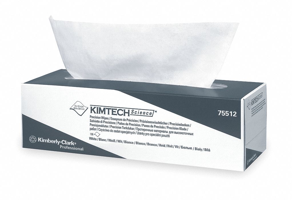 KIMTECH Dry Wipe: Dispenser Box, Low Lint, KIMTECH SCIENCE Precision ...