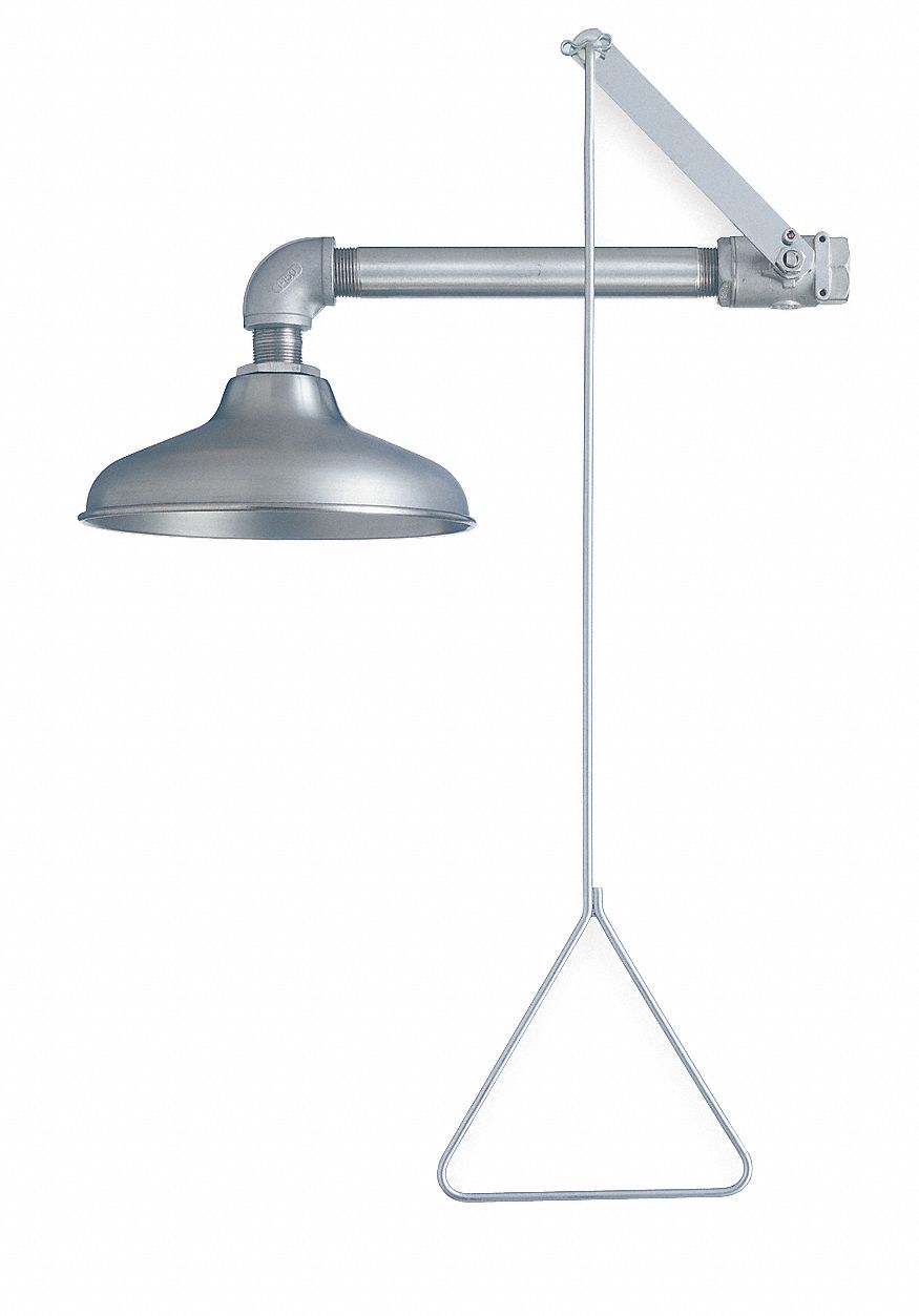 Guardian equipment emergency shower wall mount stainless steel 10 in