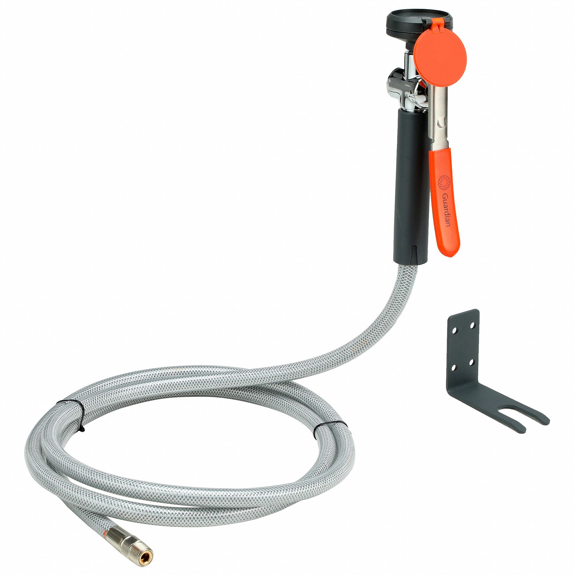 GUARDIAN EQUIPMENT, Gray, Wall Mount, Drench Hose 2LVK9G5025 Grainger