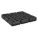 VIBRATION ISO PAD,WAFFLE,6X6X3/4 IN