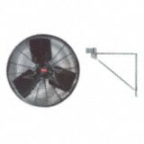DAYTON Light-Duty Industrial Fan: 30 in Blade Dia, 4,650/7,250 cfm, 120V AC, 1/4 hp Motor HP