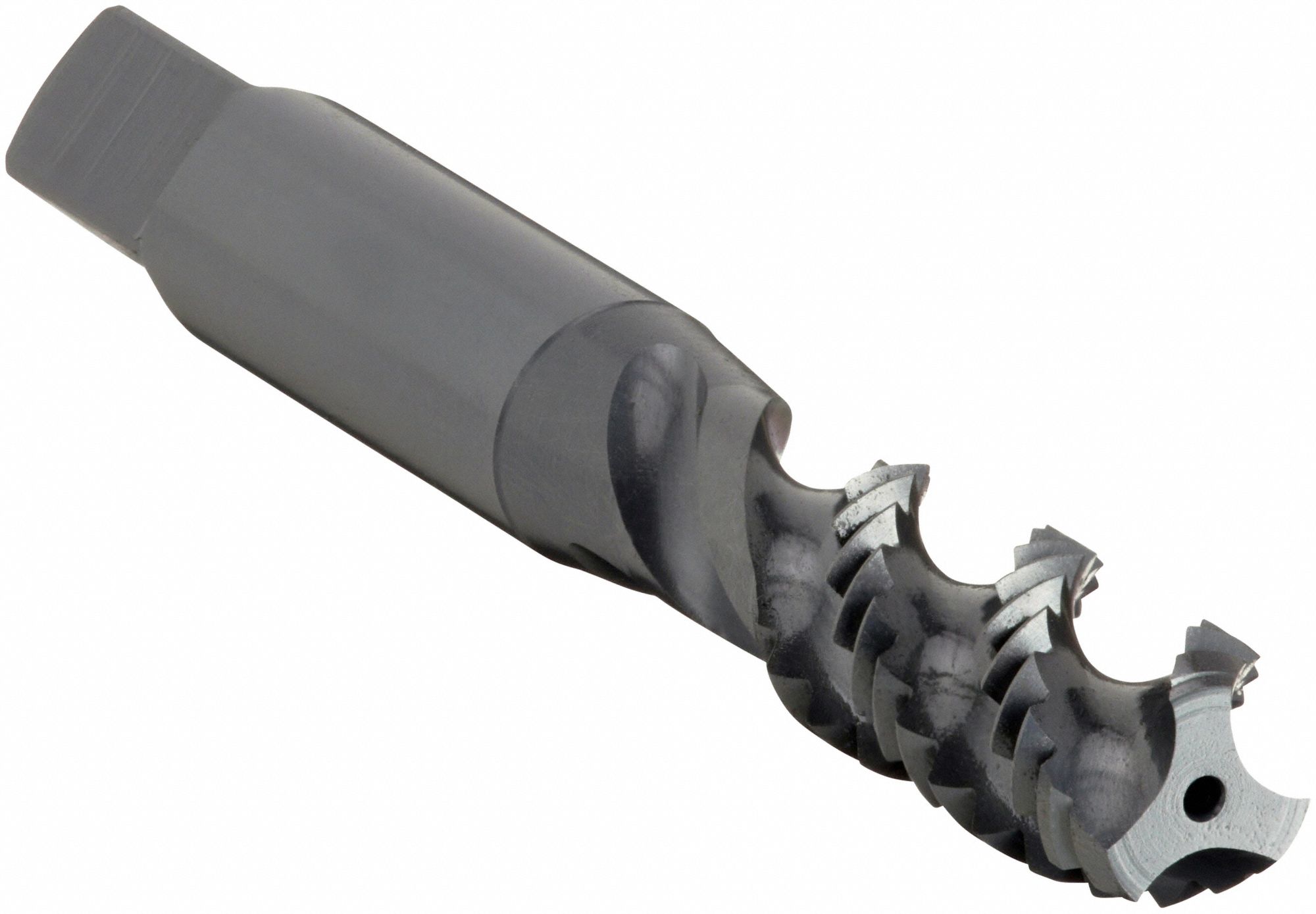 Spiral Flute Tap: M10x1.5 Thread Size, 1 1/4 in Thread Lg, 2 15/16 in Overall Lg, Bottoming, D10