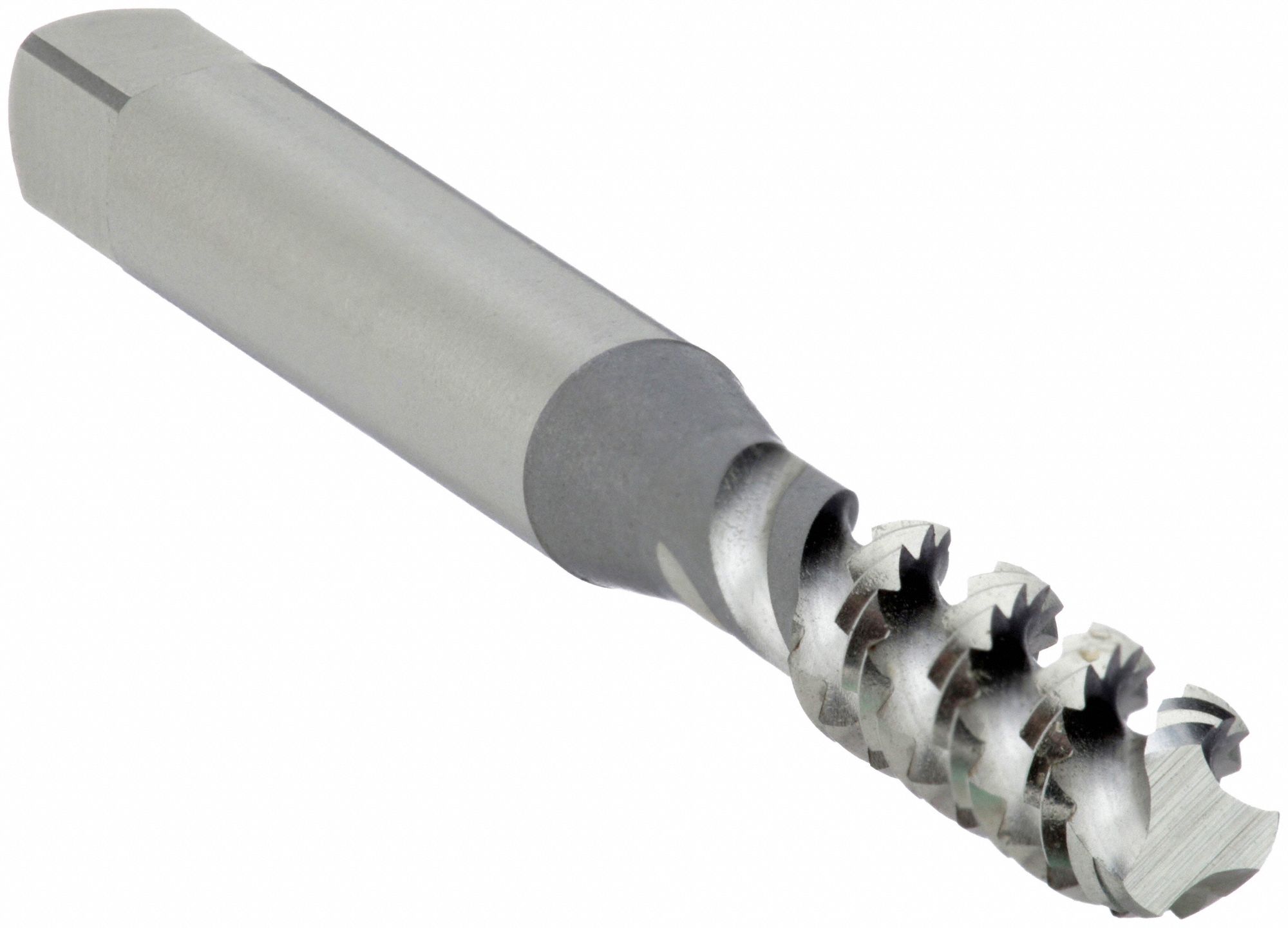 OSG Spiral Flute Tap: M5x0.8 Thread Size, 7/8 in Thread Lg, 2 3/8 in  Overall Lg, Bottoming, 3 Flutes
