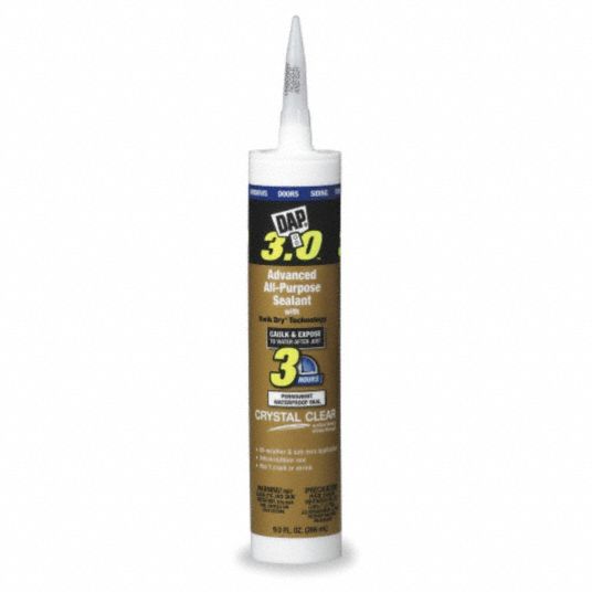 DAP Clear Sealant, 9.8 oz 2LYV418362 Grainger