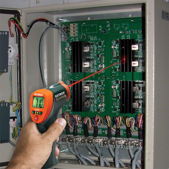 EXTECH Infrared Thermometer 58° to 1200°, Calibration Certificate