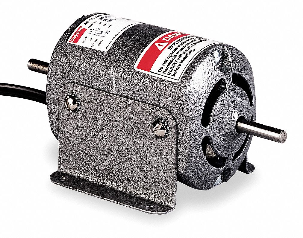 DAYTON Universal AC/DC Motor, 1/15 HP, Universal AC/DC, Nameplate RPM