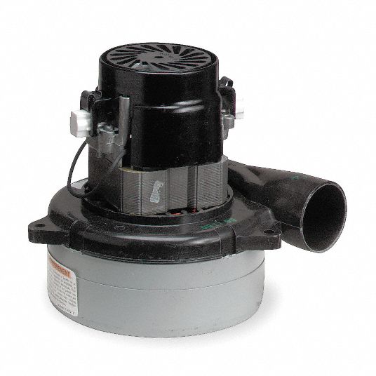 AMETEK LAMB Vacuum Motor: Thermoset Mounting Brackets, 5.7 in Body Dia.,  120V AC, 2 Blower Stages, A