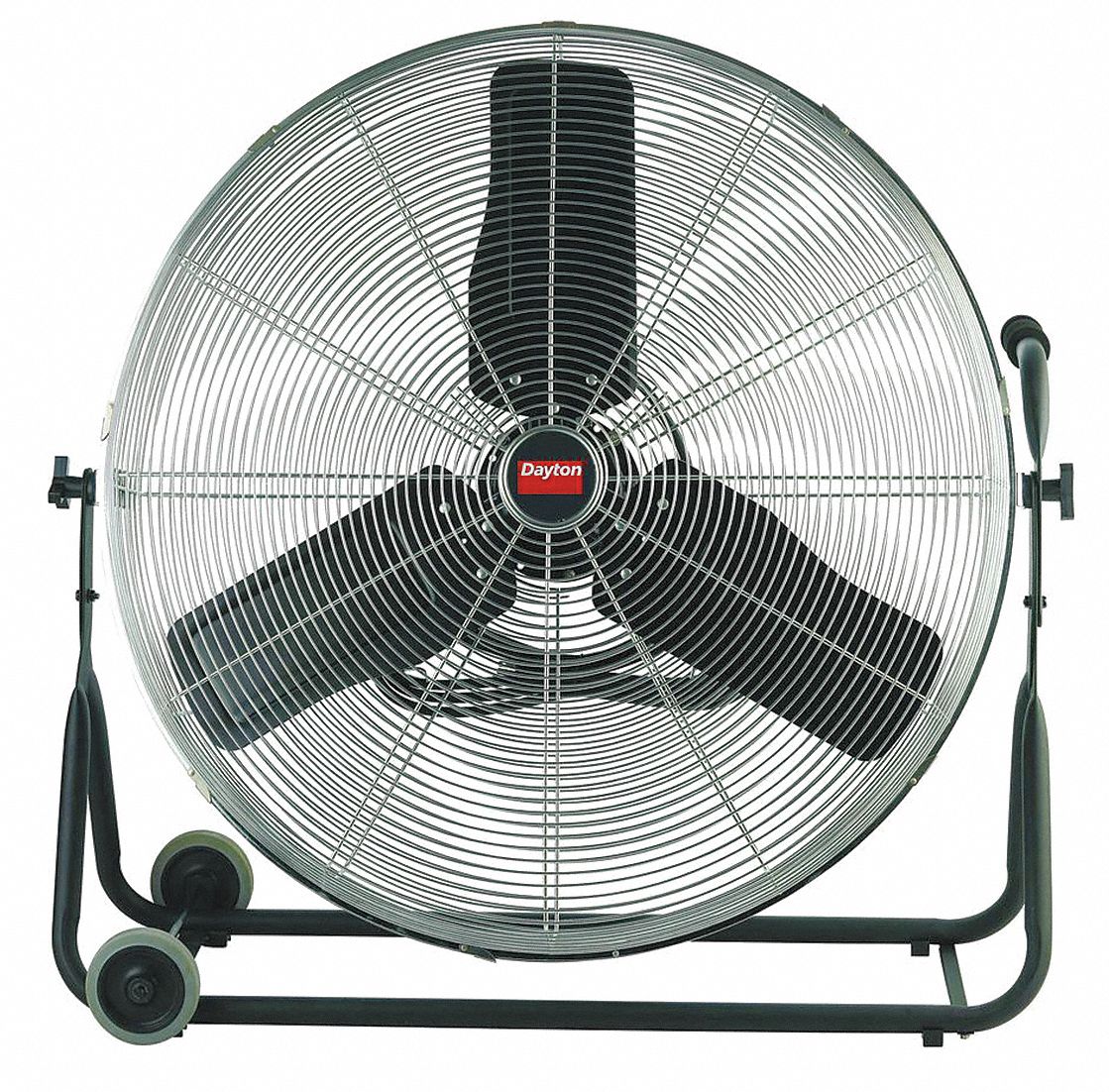 Dayton 24 In Mobile Floor Fan Non Oscillating 1v Ac Number Of Speeds 3 2ma11 2ma11 Grainger