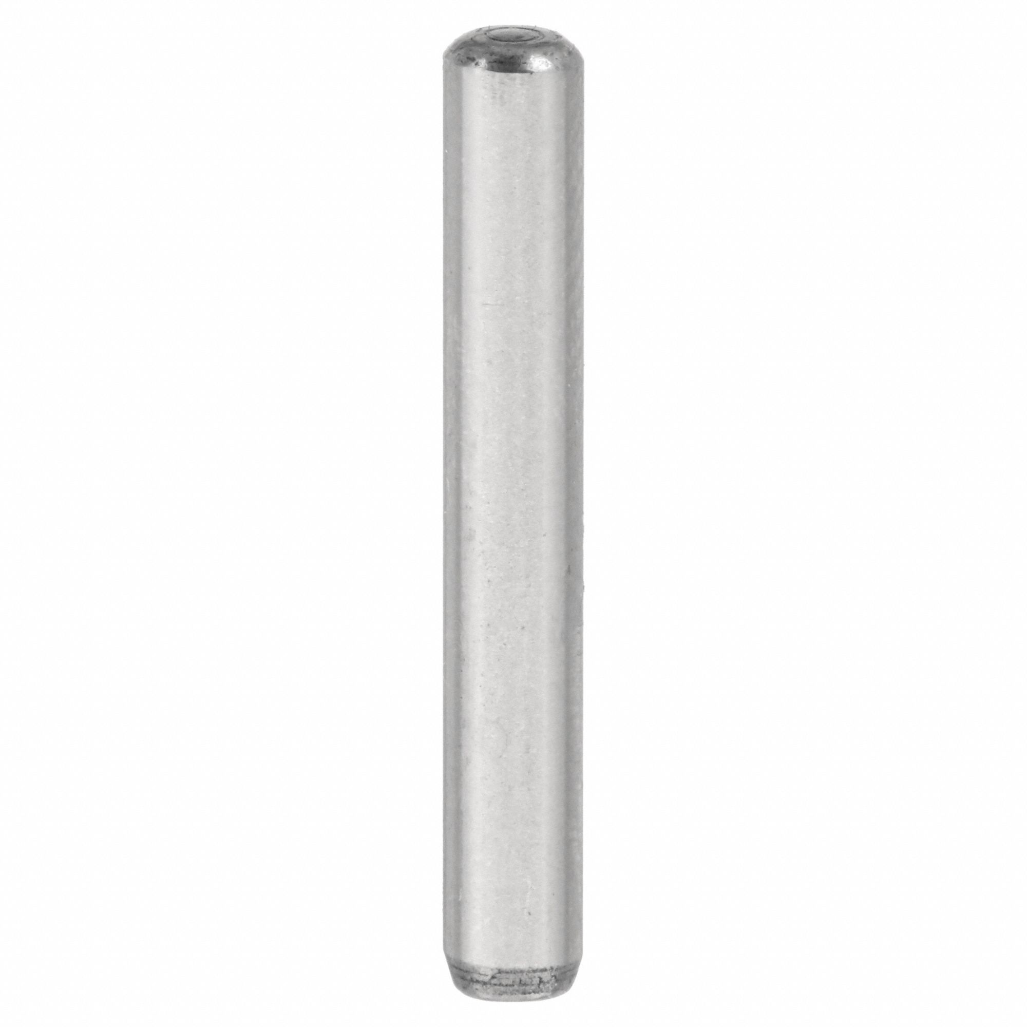 Dowel Pin, , 1/8in dia, 0.875in L, PK100: Inch, 1/8 in Pin Dia, 7/8 in Shank Lg, Std, Steel, 100 PK
