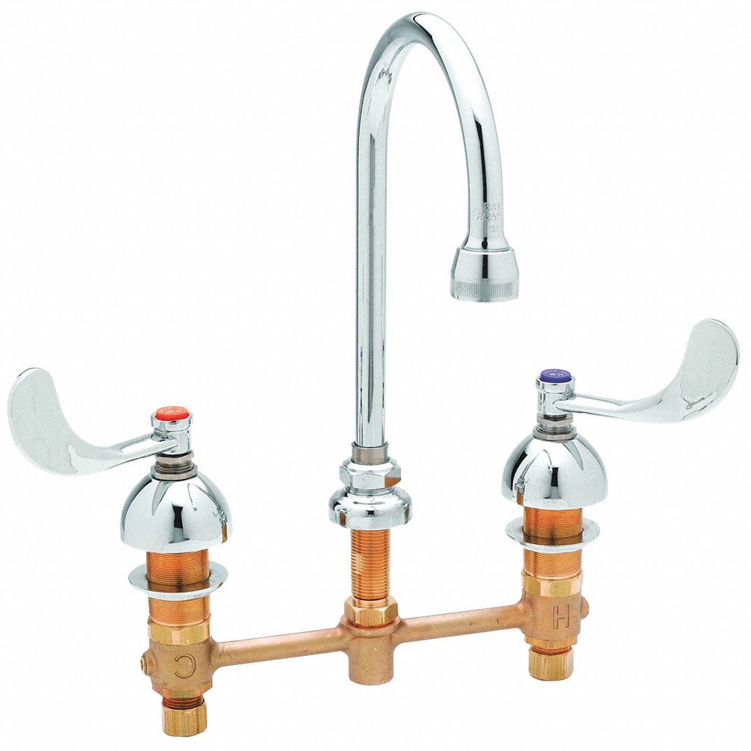 T S Brass Gooseneck Kitchen Sink Faucet Bathroom Sink Faucet