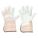 LEATHER GLOVES, L (9), PREMIUM COWHIDE, FULL FINGER, GAUNTLET CUFF, RED/WHITE