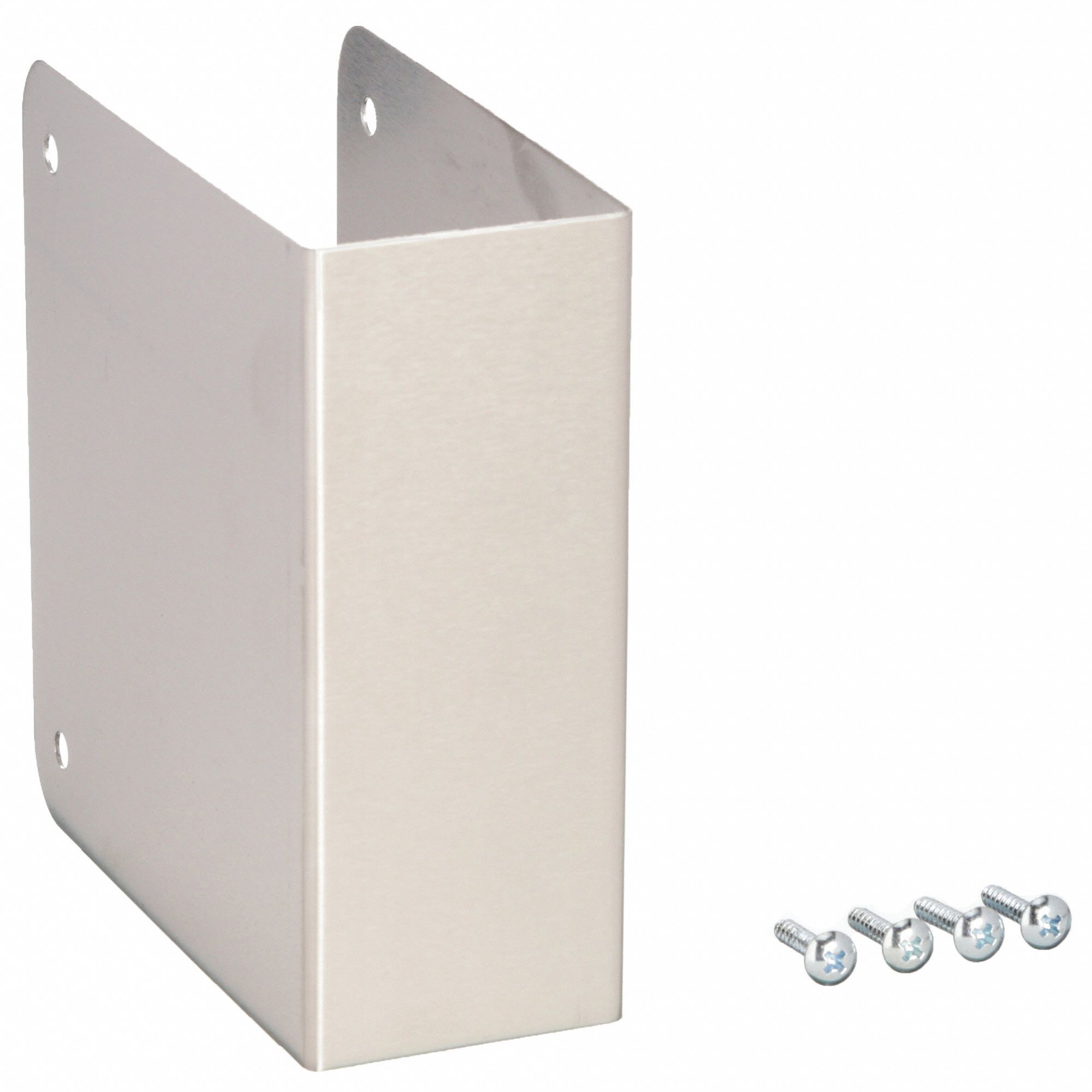 GRAINGER APPROVED Door Reinforcer, Stainless Steel, 13/4 in Door