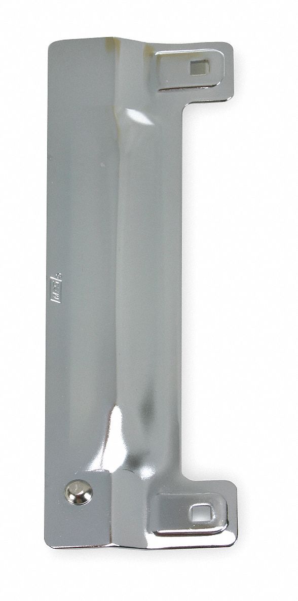 GRAINGER APPROVED Chrome Universal Latch Guard, OutOpening Doors