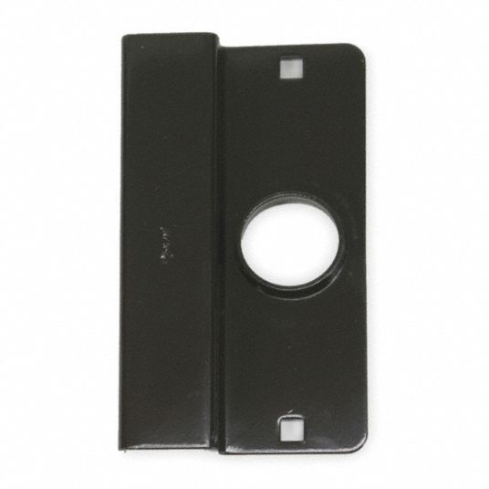 GRAINGER APPROVED Durnodic Door Latch Guard, Narrow Stile, OutOpening