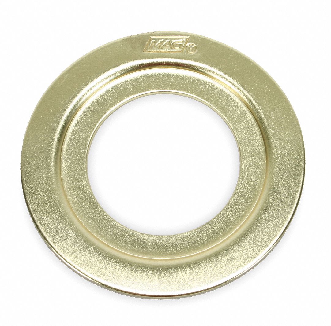 2MDJ5 - Cover Plate O.D. 2-3/4 In Brass PK2