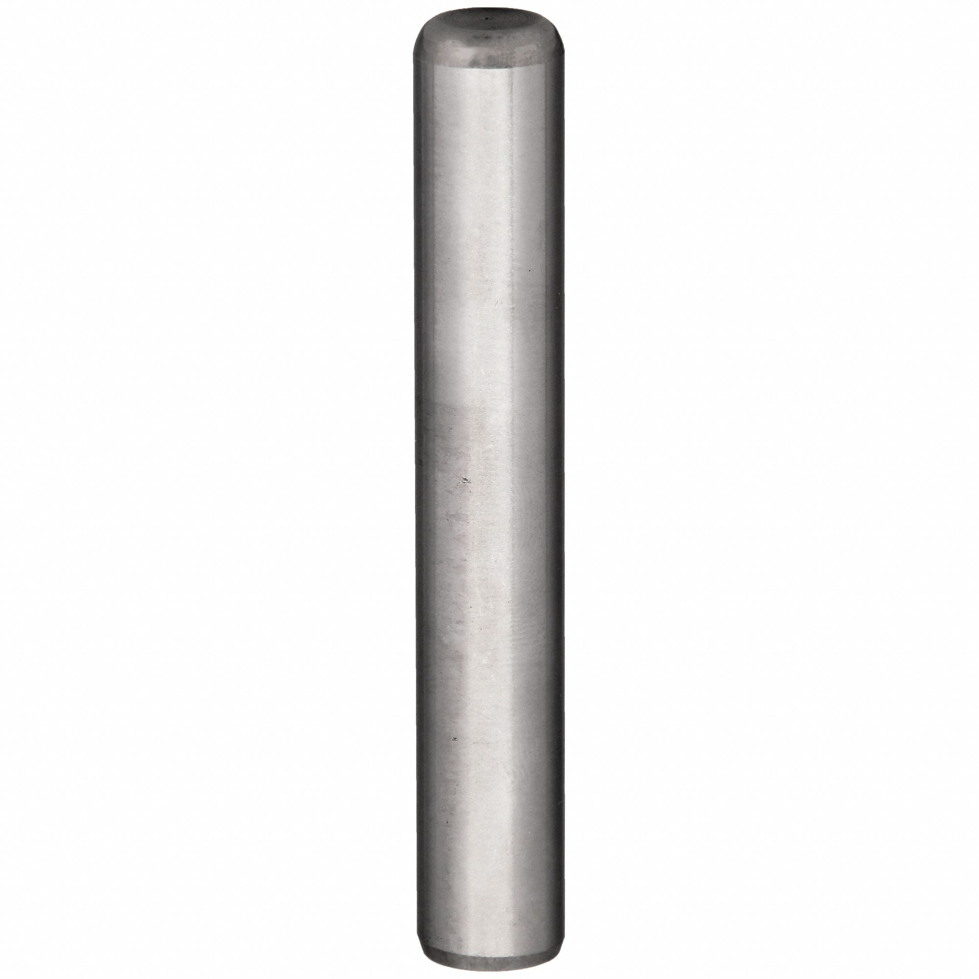 Inch, 5/8 in Pin Dia, Dowel Pin,Steel,5/8in dia,4 1/2in L,PK5 2ME65