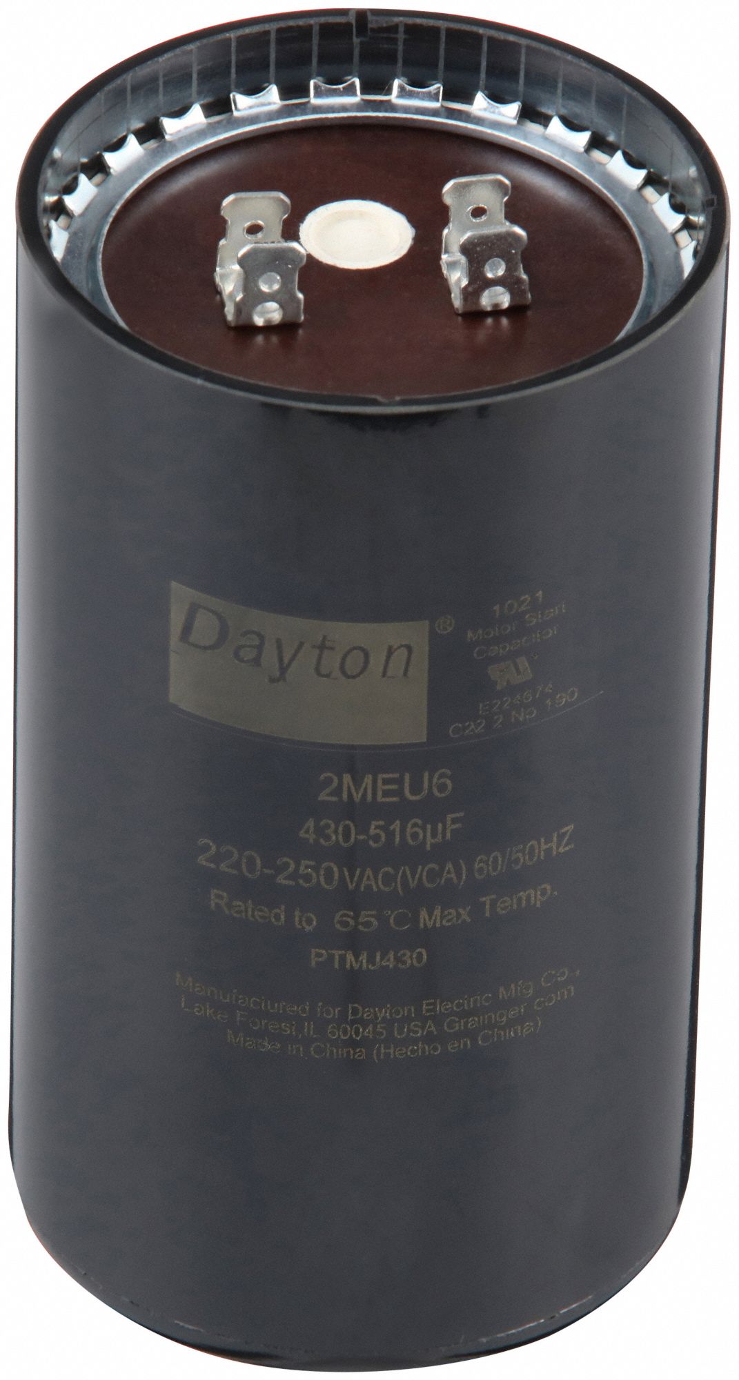 Dayton 2Mdv6, Motor Run Capacitors