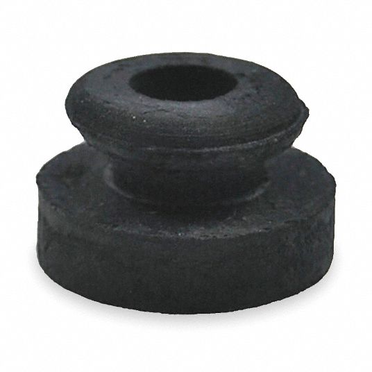 DAYTON Rubber Grommet Kit 11/16 in_7/8 in Outside Dia, 1/4 in Inside
