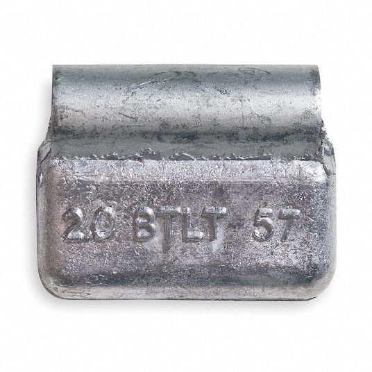 BADA 7.25 in Lead ClipOn Wheel Weight; PK20 2MHL655526 Grainger