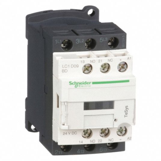 Schneider Electric 24v Dc Iec Magnetic Contactor No Of Poles 3 Reversing No 9 Full Load Amps Inductive 2mmp2 Lc1d09bd Grainger