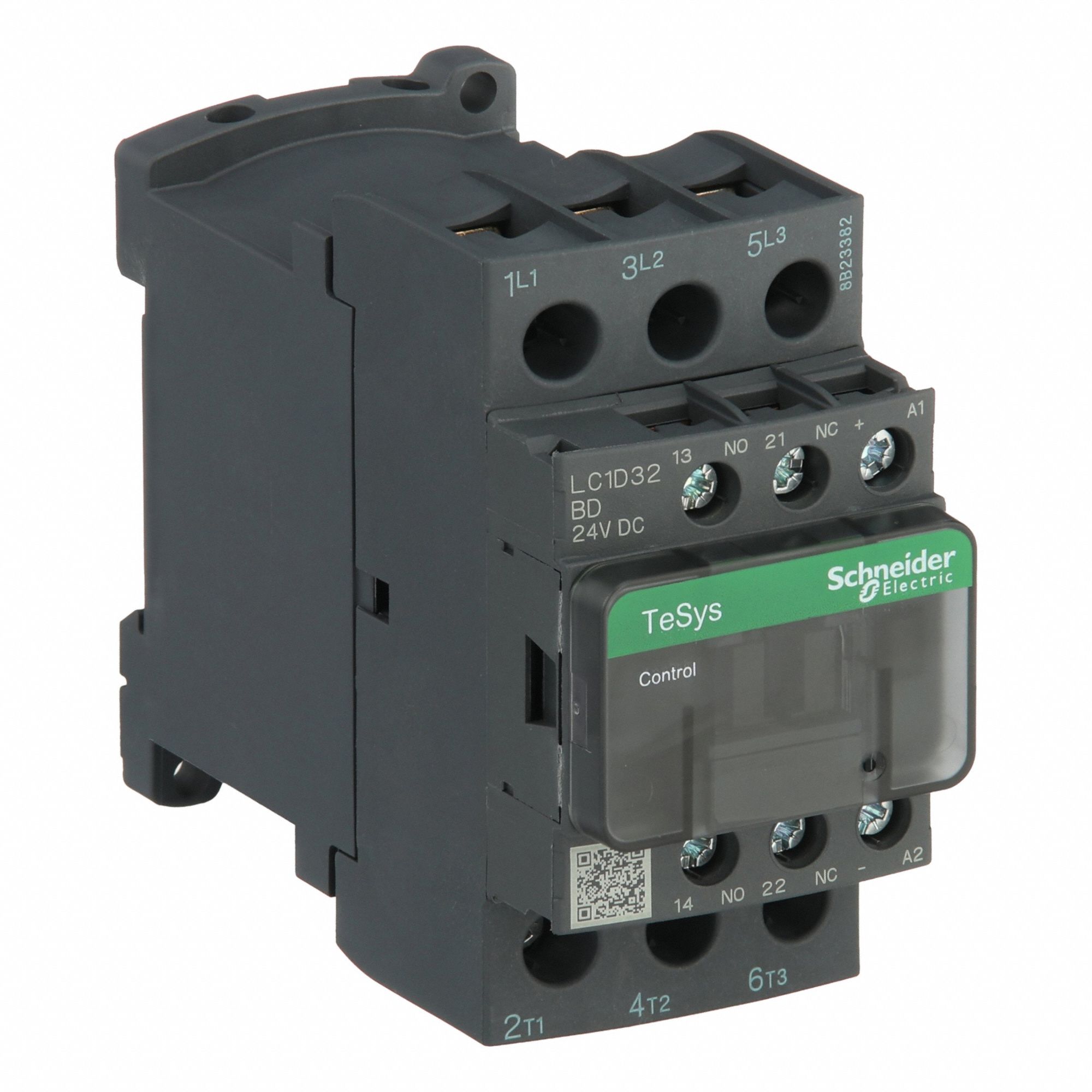 IEC Magnetic Contactor: Non-Reversing, 3 Poles, 3NO Contacts, 32 A, 24V DC Coil